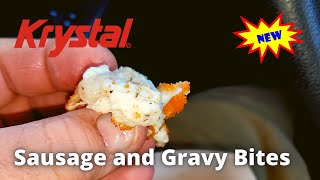 Krystal New Sausage and Gravy Bites Review | Krystal's