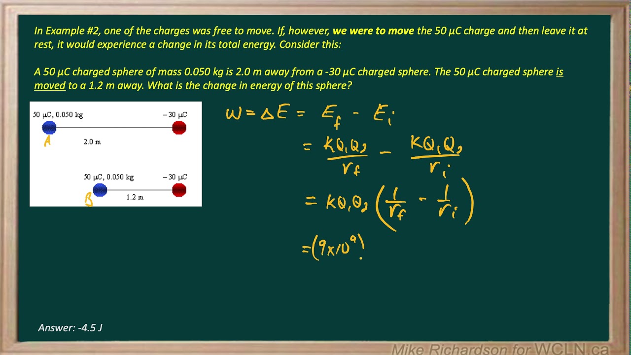 Wcln Electricpotenergyepexamples3 Youtube