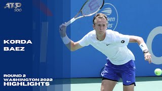 Sebastian Baez vs Sebastian Korda | Washington 2022 (ATP500) Highlights PS4 Gameplay
