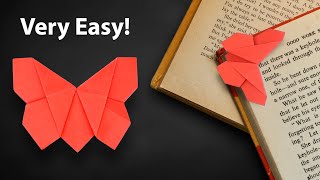 Easy Origami Butterfly Bookmark - How to Fold