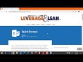 Outlook Quick Format - Macro Instructions