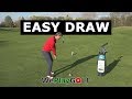 Golf instruction: Easy tip to draw the golf ball - How to curve the golf ball to the target