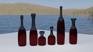 Generate 3D Bottles in Blender with Python Scripting.