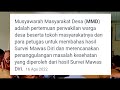 tutorial mmd musawarah masyarakat desa manajemen puskesmas channel