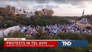 Protests in Tel Aviv demand the return of dead and living hostages