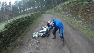 Off Road MSX125 / GROM - CRASH!!!! - Maxxis M6024 Tyre Test