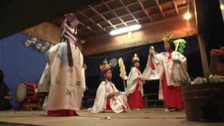 野木神社・五行の舞