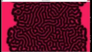 Reaction Diffusion Application - Generative Audio Visualization