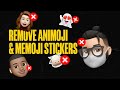 How to Remove Animoji and Memoji from iPhone Keyboard?