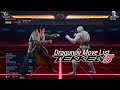 Dragunov Move List TEKKEN 8