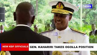 General Kahariri Sworn in as ne chief of defence forces | Preident Ruto present