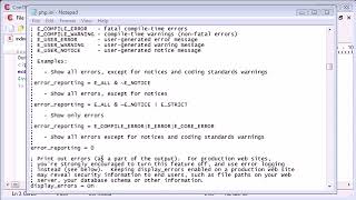 Beginner PHP Tutorial 15 More on Error Reporting 