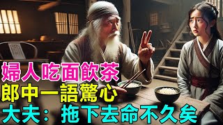 民間故事：婦人吃面飲茶，郎中一語驚心，大夫：拖下去命不久矣