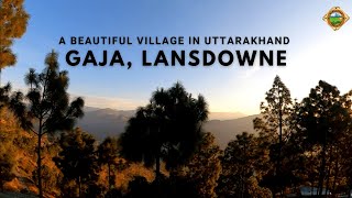 Views from the most beautiful village, GAJA in Lansdowne, Uttarakhand