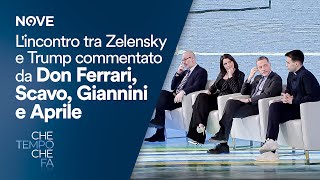 L'incontro tra Zelensky e Trump commentato da Don Ferrari, Scavo, Giannini e Aprile Che tempo che fa