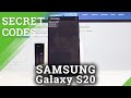 CODES SAMSUNG Galaxy S20 - Hidden Options / Service Menu / Test Mode