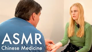 ASMR Chinese Medicine Consultation with acupuncture(Unintentional ASMR, real person asmr)