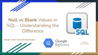 33. Null vs Blank Values in SQL - Understanding the Difference