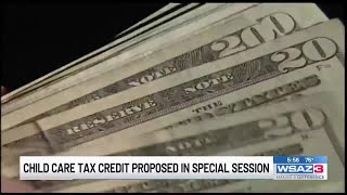 Child care tax credit proposed in special session