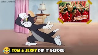 When Pushpa Movie Scene Performed by Tom & Jerry ~ It's Fun 😂😂😂