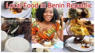 A variety of #traditional #food in #BeninRepublic #Cotonou 🇧🇯