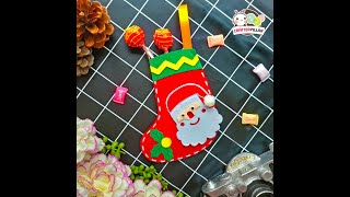 CrafterPillar - CHRISTMAS CRAFT : SANTA SOCK