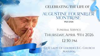The Funeral Service of Augustine Fourniller Montrose