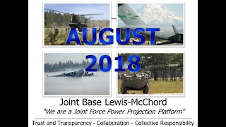 JBLM Garrison Update August 2018