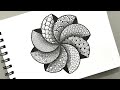 Beautiful 3D Mandala Art | Mandala Drawing | Wall Art Drawing