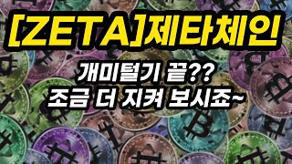 [ZETA]제타체인ㅣ개미털기 끝??조금 더 지켜 보시죠~