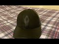 coach leather baseball cap