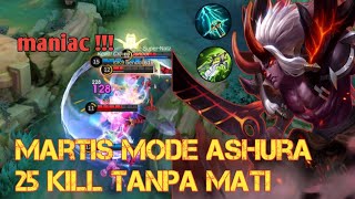 TUTORIAL MARTIS SNOWBALL MENGGENDONG 4 PUBLIK 25 KILL MANIAC TANPA MATI - MLBB