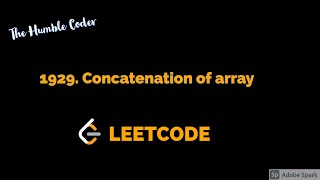 Concatenation of array 1929 | Leetcode Easy