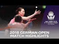 2018 German Open Highlights I Hina Hayata vs Wen Jia (R32)