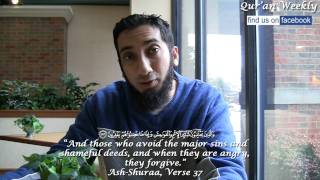 Controlling Anger - Nouman Ali Khan - Quran Weekly