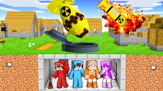 BOMBA NUCLEAR vs BASE SECRETA Más Segura de Minecraft!