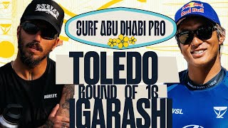 Filipe Toledo vs Kanoa Igarashi | Surf Abu Dhabi Pro 2025 - Round of 16