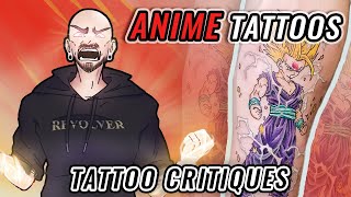 ANIME TATTOOS | Tattoo Critiques | Pony Lawson