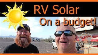 DIY PORTABLE SOLAR PANELS FOR RV | RV LIVING