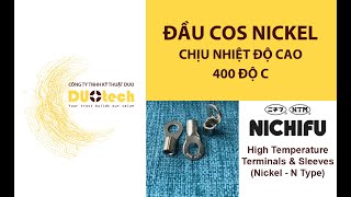 Cosse Nickel Nichifu (Nickel - N Type, up to 400 °C) High Temperature Terminals – DUO Channel