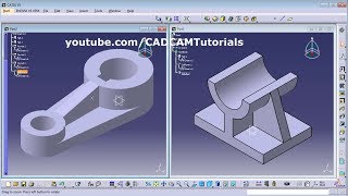 CATIA Training Course Exercises for Beginners - 6 | CATIA V5 Exercises