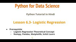 Logistic Regression in Python | Confusion Matrix in Python