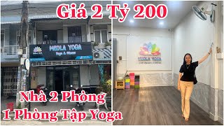 Nhà Mặt Tiền 2 Phòng Ngủ - tầng trệt làm phòng tập Yoga vị trí đẹp quy hoạch chợ đối diện #rachgia