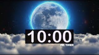 10 Minute Timer with Relaxing Music! Calm Music for Peace, Meditation, Sleep for Kids!