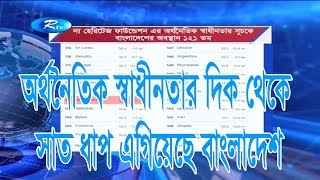 অর্থনৈতিক স্বাধীনতার দিক থেকে সাত ধাপ এগিয়েছে বাংলাদেশ