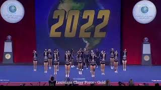 The Cheerleading Worlds Day 2 ~ Louisiana Cheer Force - Gold