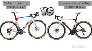 Pro Cyclists: Mark Cavendish's Wilier Filante SLR 🆚 Biniam Girmay's Cube Litening Aero C:68X