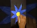 തെർമോക്കോൾ പ്ലേറ്റ് കൊണ്ട് ഒരു flower🌻ഉണ്ടാക്കാം ✨️ trending art viral shorts youtubeshorts