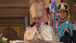 El cardenal Mario Poli pidió "un gran pacto nacional"