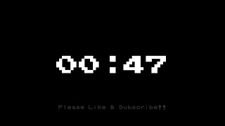 47 SECOND - TIMER & ALARM - FULL HD - COUNTDOWN
